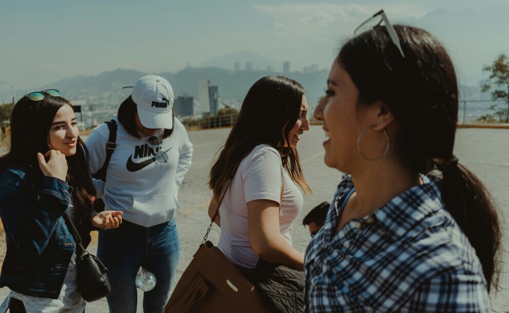 happy travelers