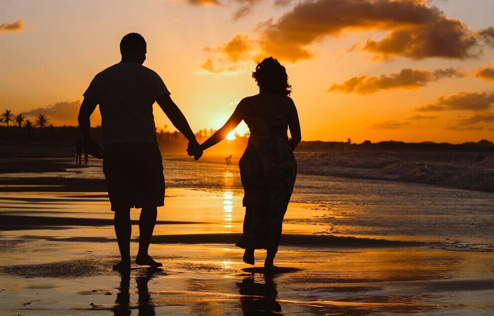 happy older couple