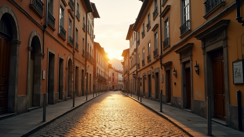 Scenic European landscape