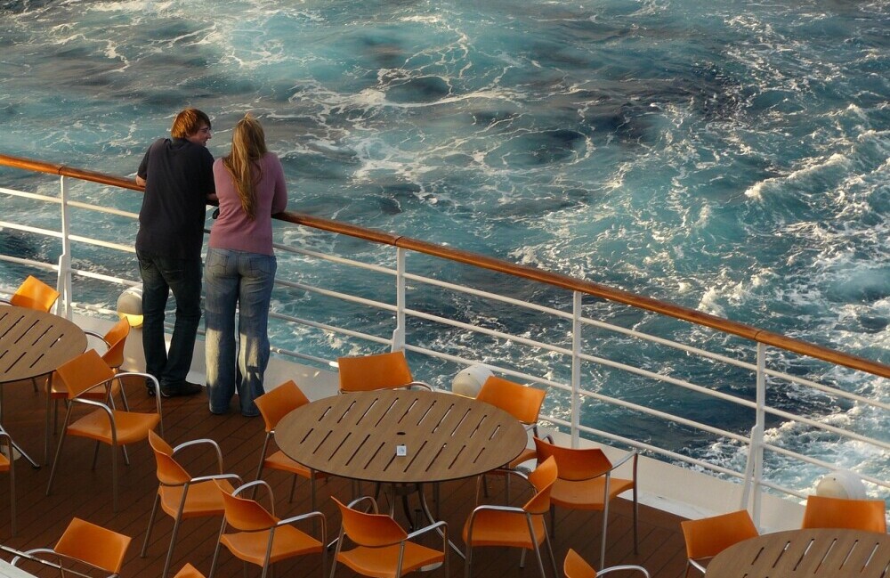 aboard cruise ship